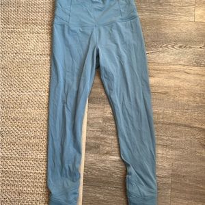 blue athleta leggings